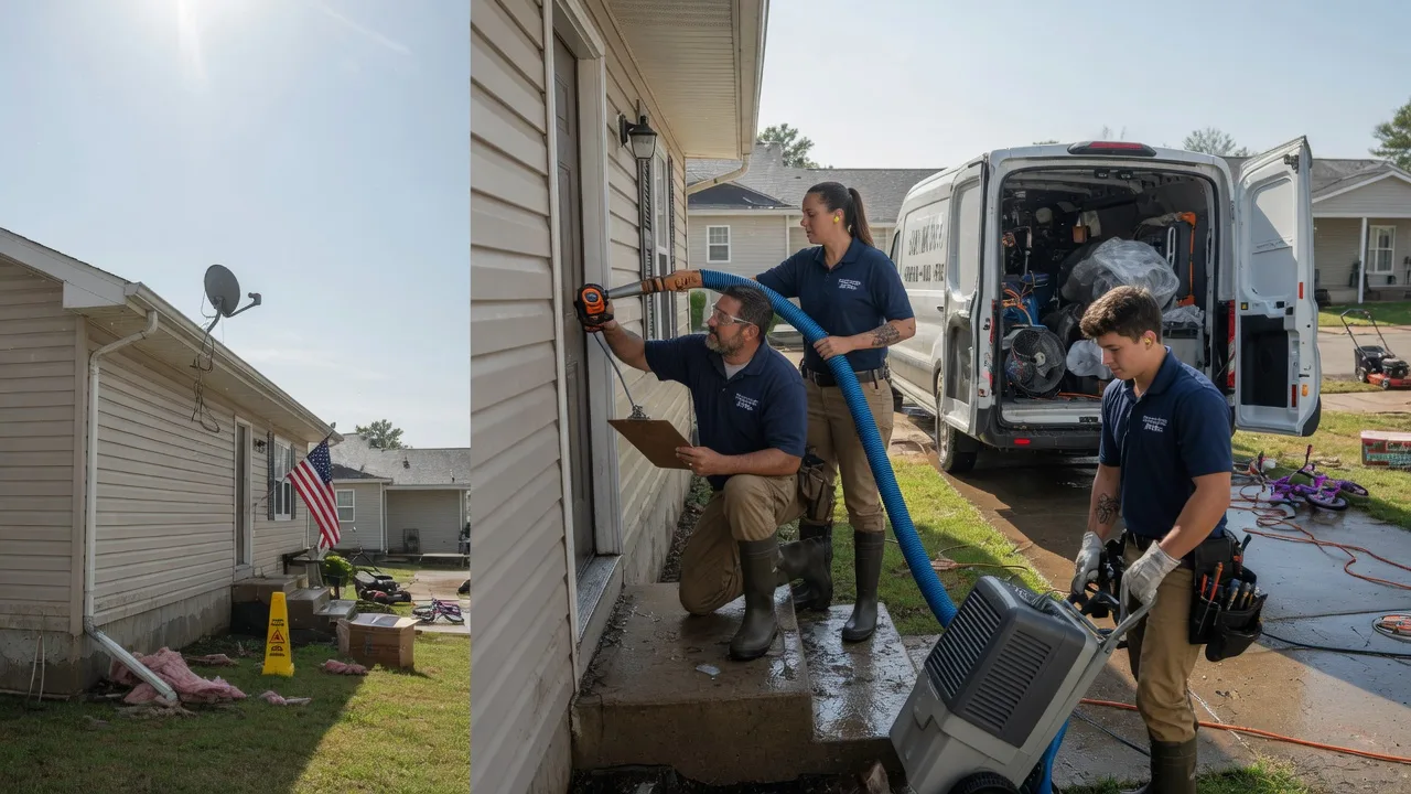 Ceiling Water Damage Restoration in Triplett, MO near me